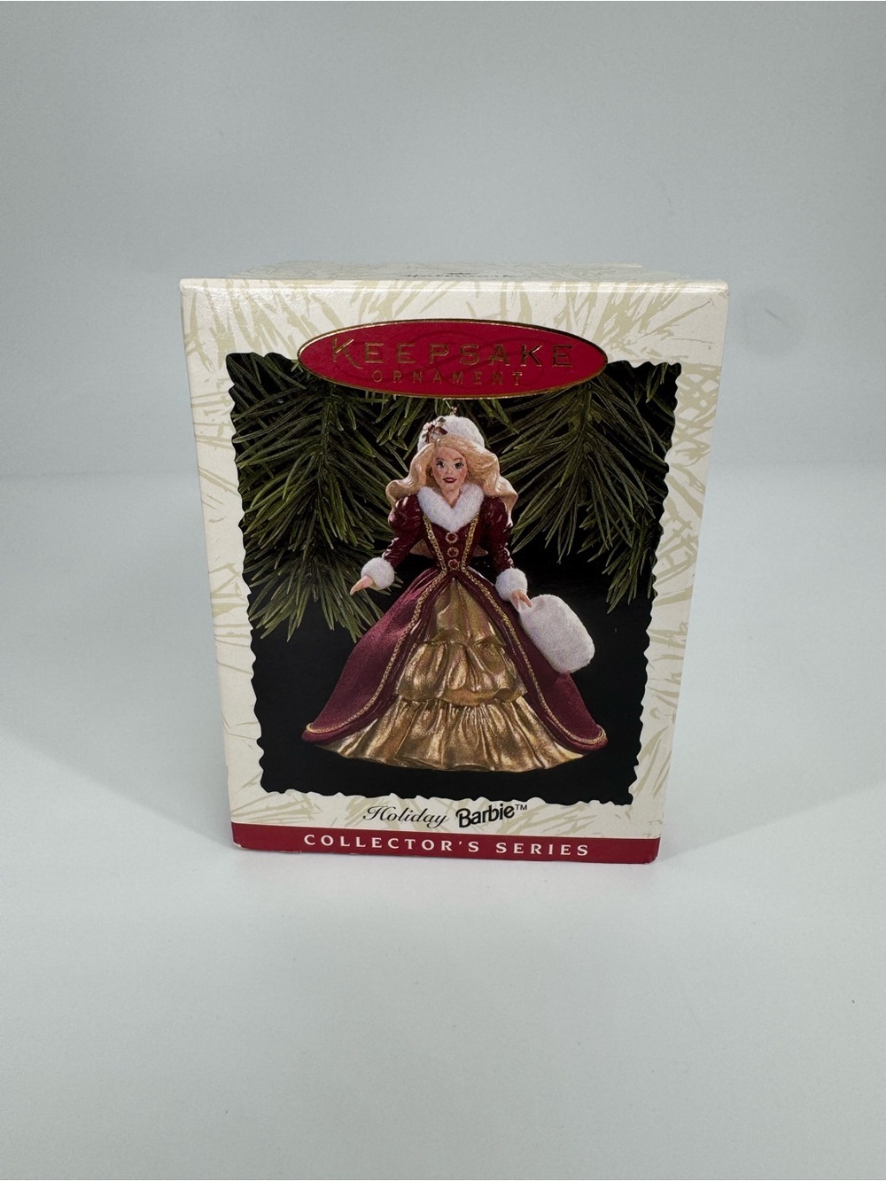 Hallmark Holiday Barbie Handcrafted 1996 Keepsake Christmas Ornament NIB